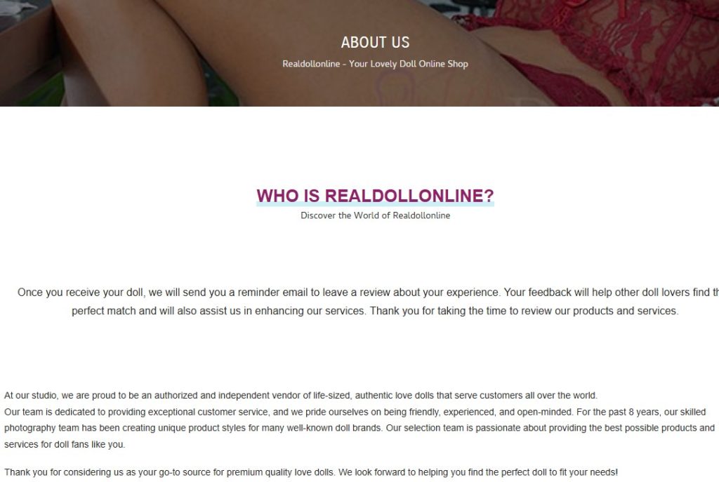 Is realdollonline.com legit or a scam?